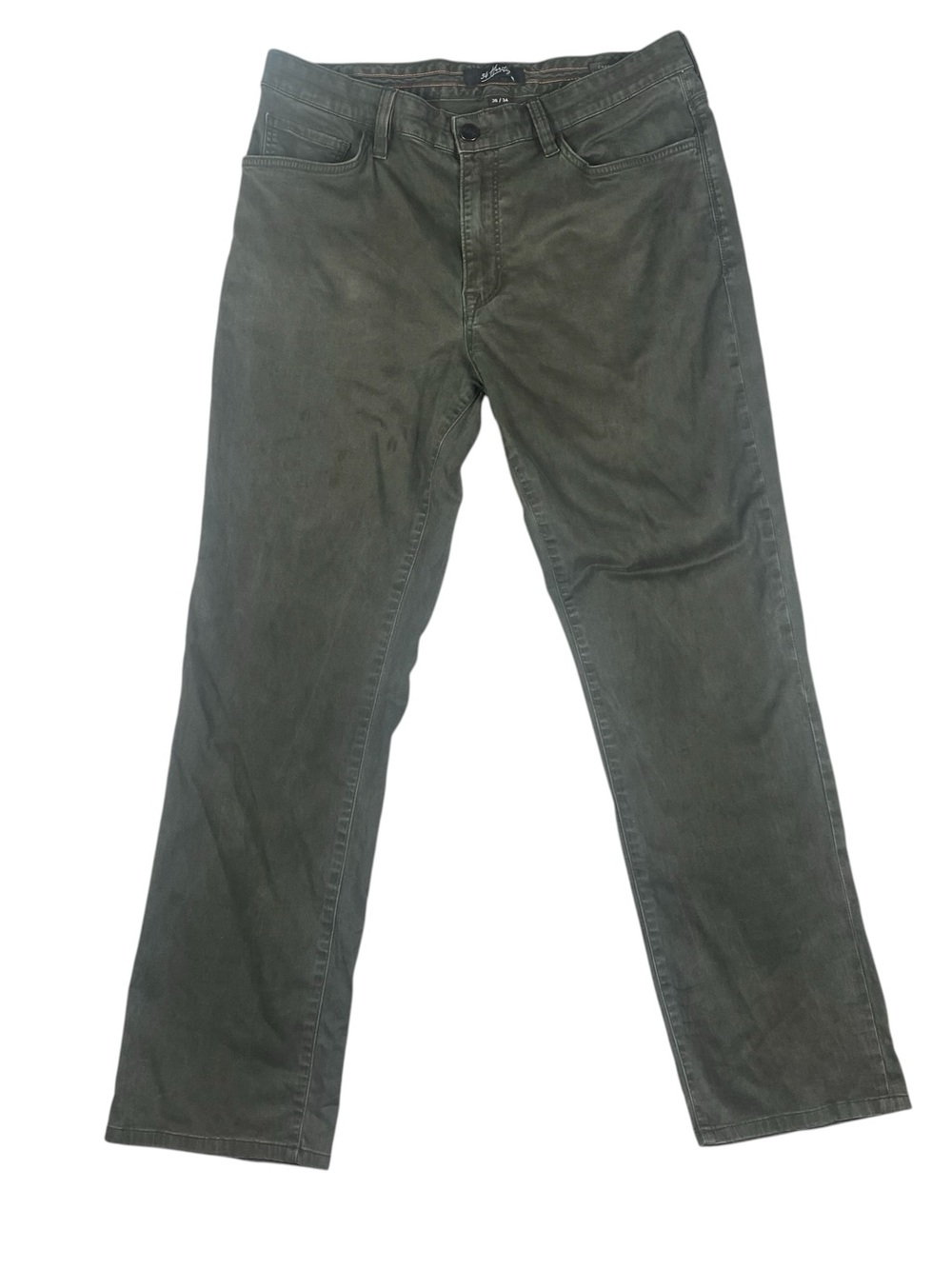 34 Heritage Charisma Relaxed Straight Pants 36x30 Forest Green Comfort Rise